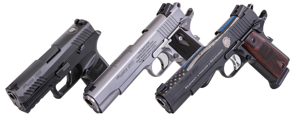 SIG's New Limited Edition Commemorative Pistols Will Benefit Law Enforcement Memorial Fund