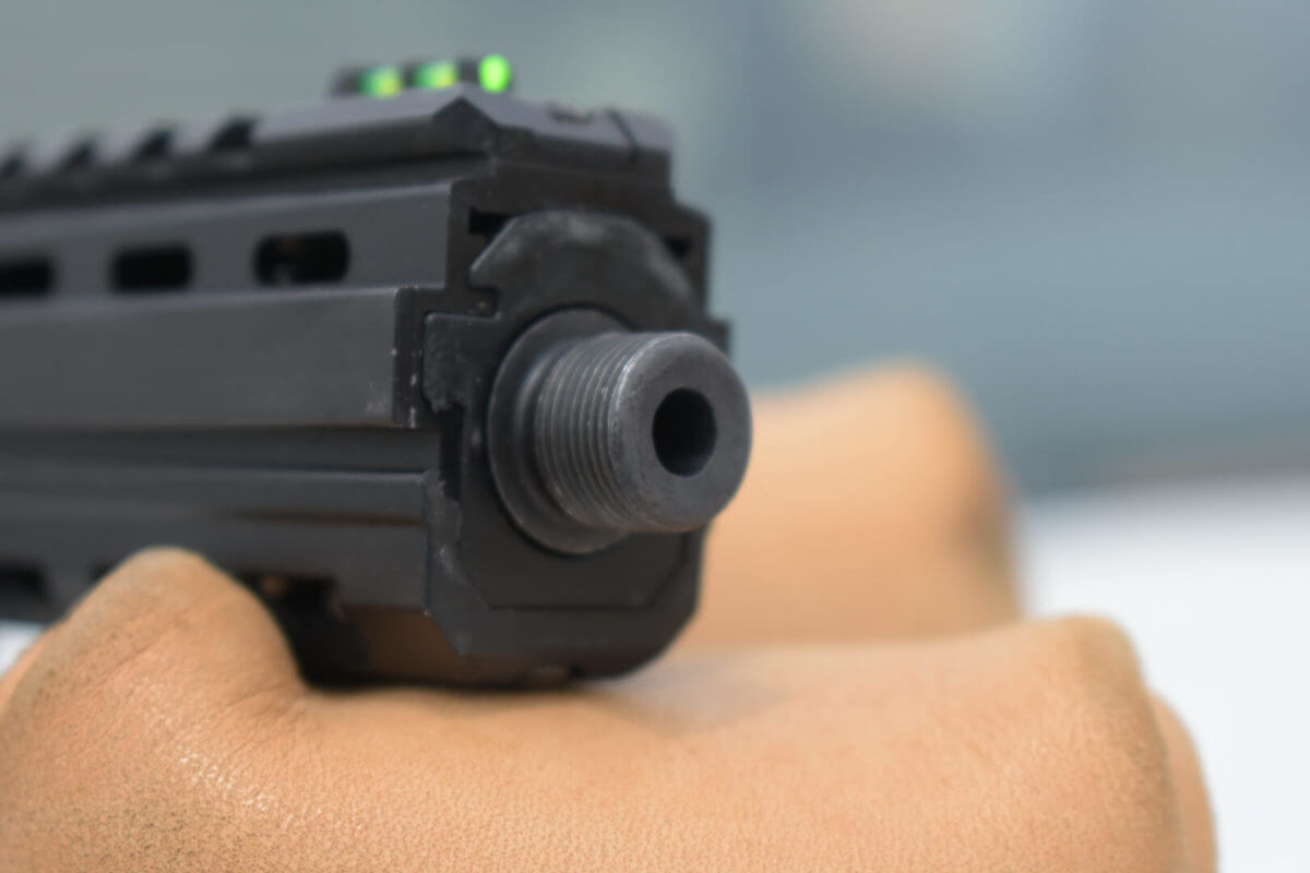 KelTec CP33 .22 LR pistol with 33 round magazine