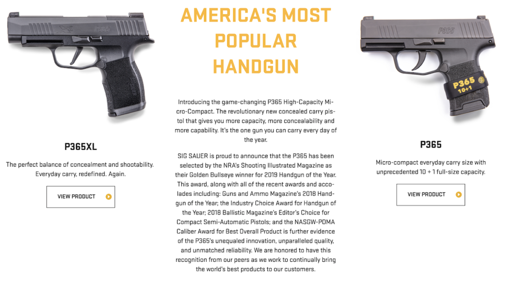 SIG's P365 XL Is Now Heading to Your Local GunsAmerica Dealer!