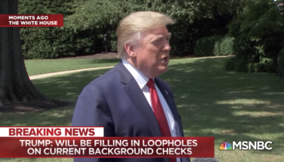 Trump: ‘We’ll Be Doing Background Checks’ & Closing ‘Loopholes’