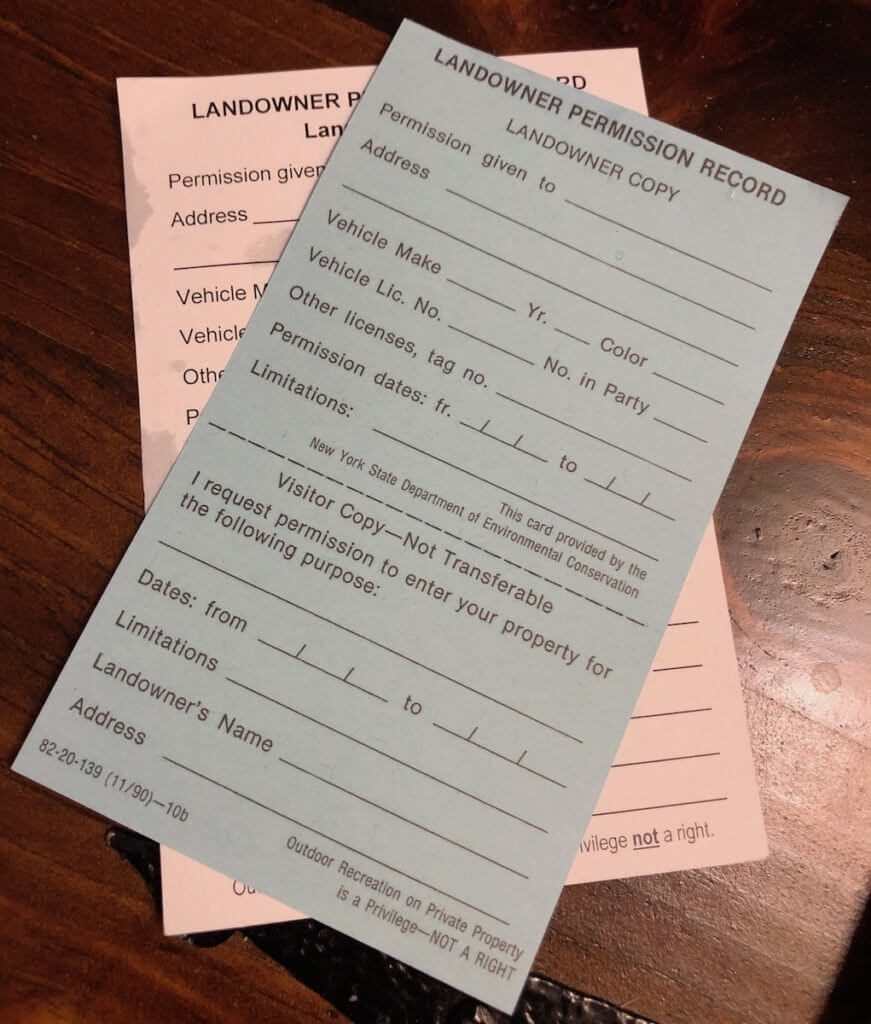 Hunting on Private Land? Get Your Landowner Permission Slip Signed!