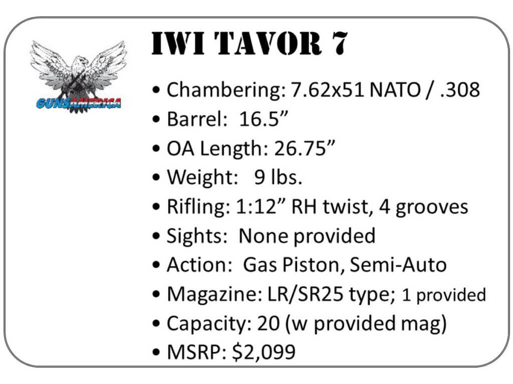 IWI TAVOR 7 in 7.62 NATO - Review