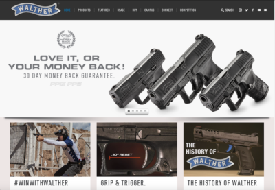 Walther Launches New Website Targeting Innovative Customer Experience and Education