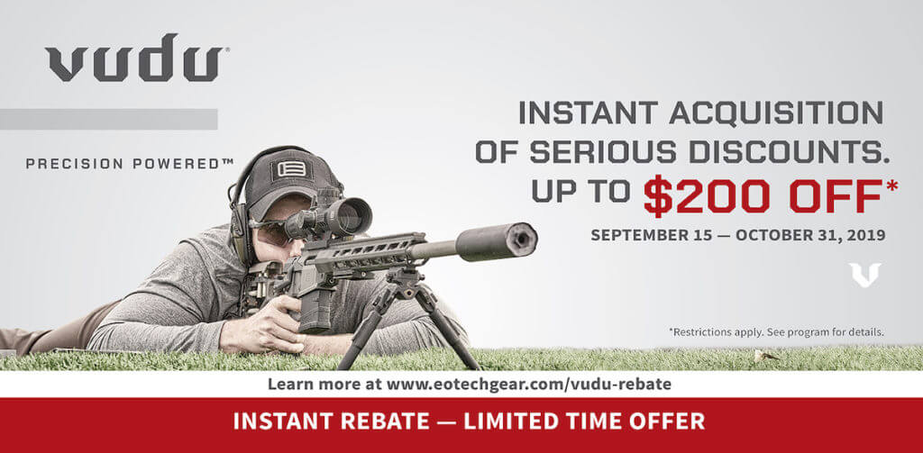 Earn a 0 Rebate on A EOTECH Vudu Precision Rifle Scope!