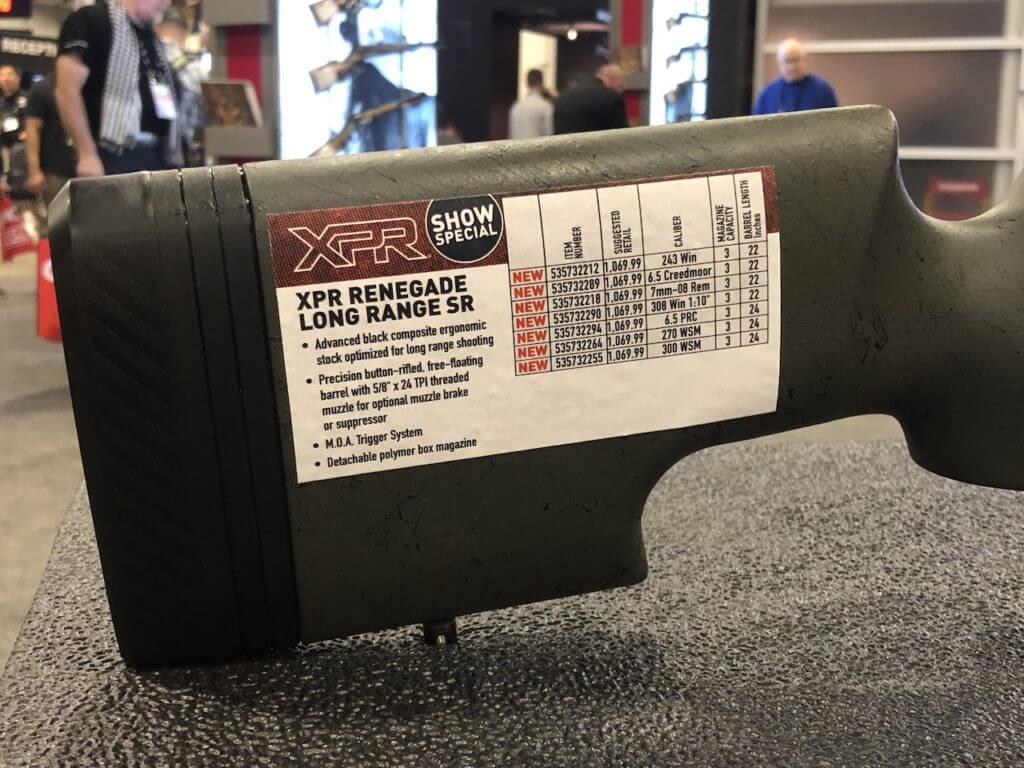 Winchester's Renegade Long Range SR - SHOT Show 2020