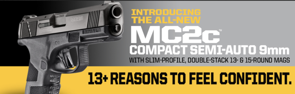 Mossberg Expands Handgun Line with MC2c Compact 9mm Pistol