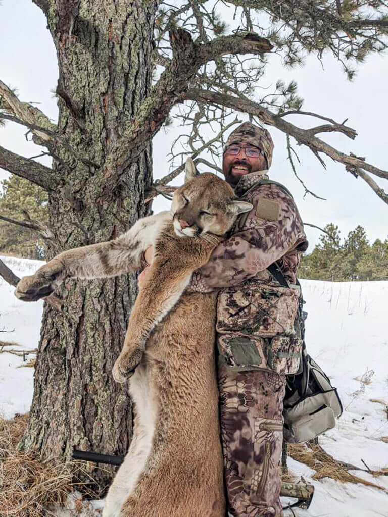 Nebraska Cougar Hunter Is One Happy Cat