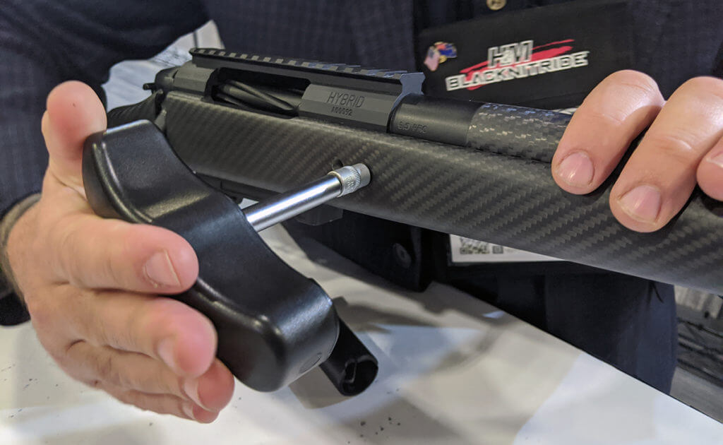 Change Barrel, Caliber in Less than 2 Minutes with the Carbon Fiber HYBRID – SHOT Show 2020