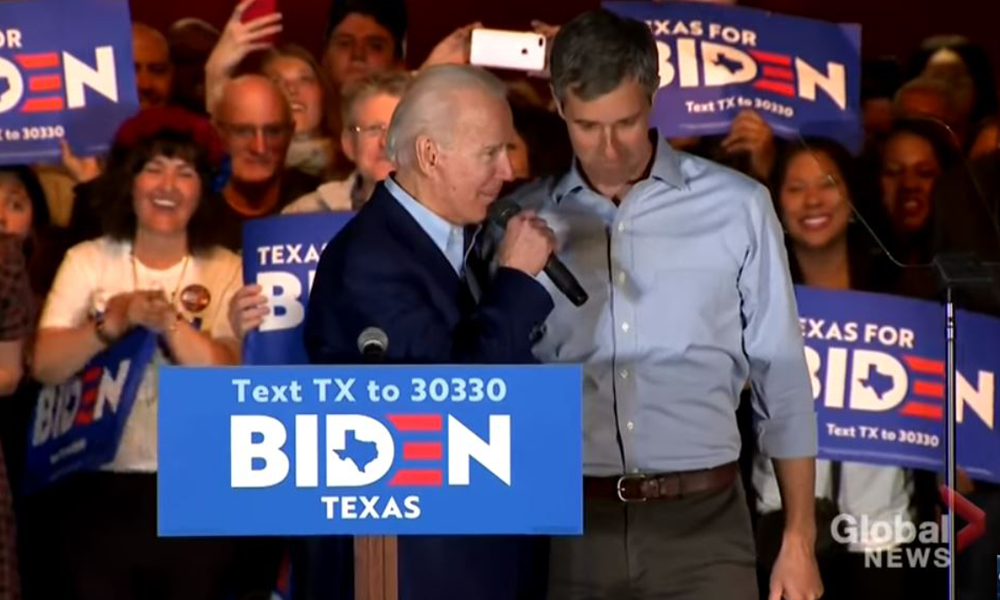 Joe Biden Vows to Put Robert 'Beto' O’Rourke in Charge of Gun Control If Elected