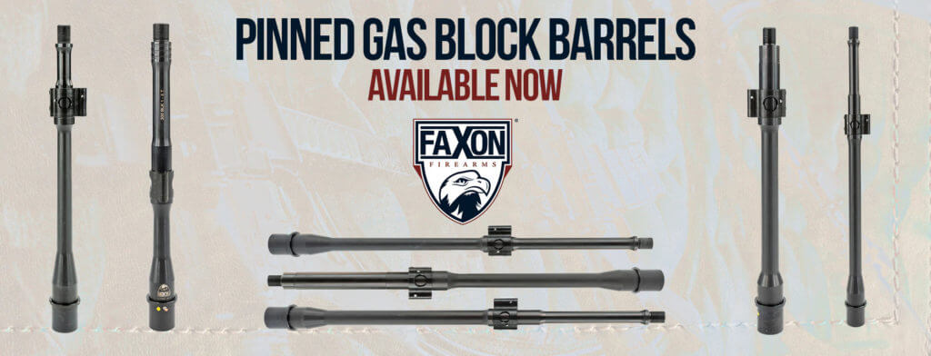 Faxon Releasing Bantam 9mm AR Series, New AR Barrels, Too