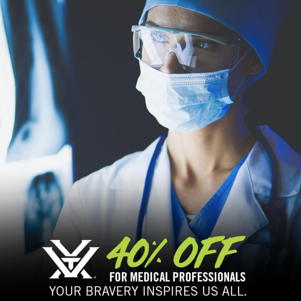 Vortex Optics to Offer 40% Off to Medical Staff