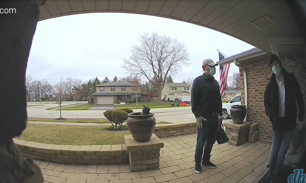WATCH: Homeowner Fights, Kills Intruder Wearing Medical Mask