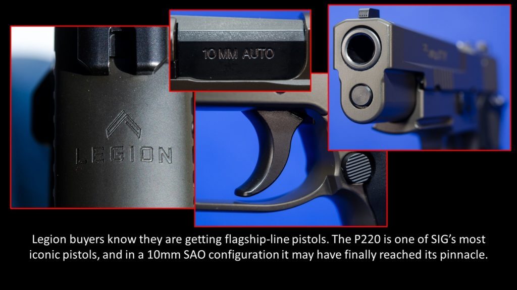 10mm Gets Sophisticated… New SIG Legion P220 SAO