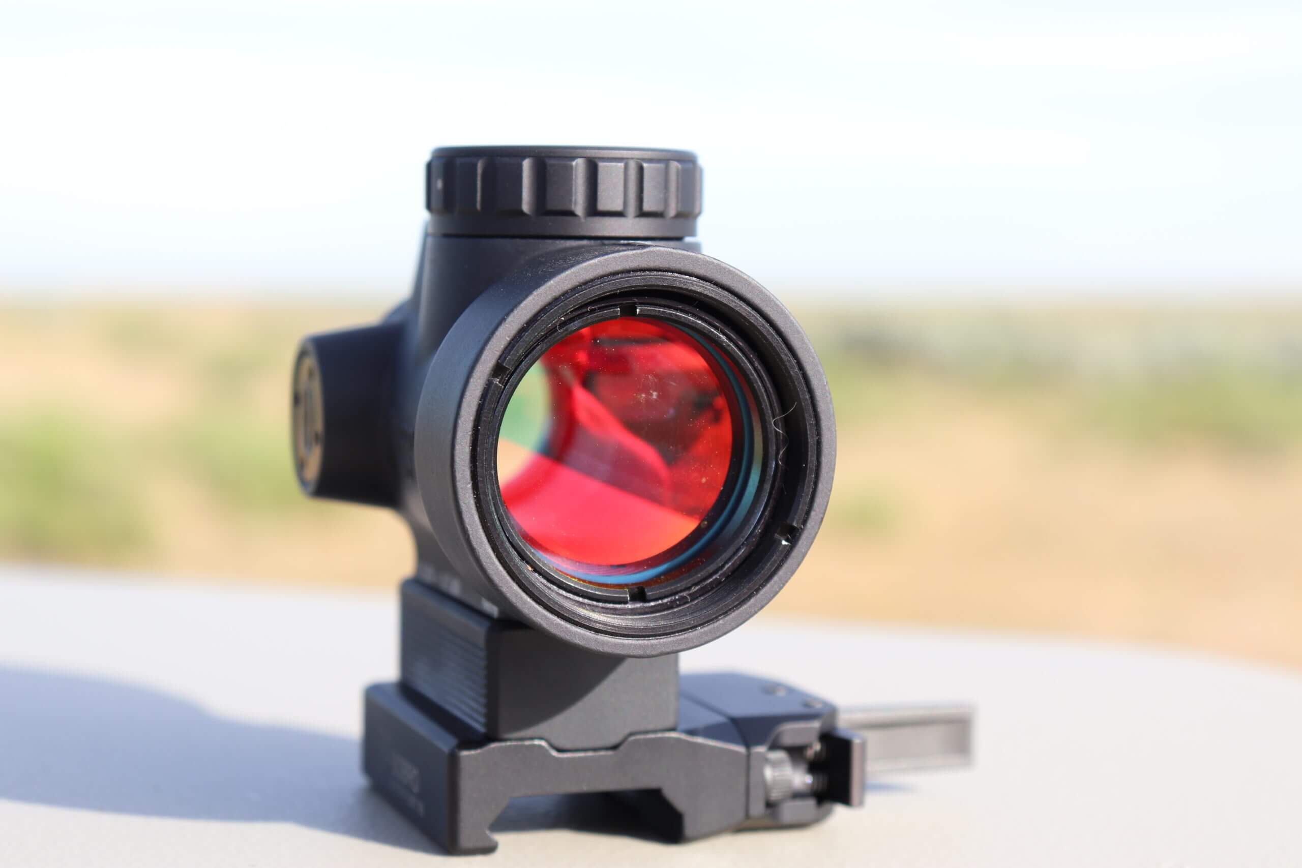 Trijicon MRO 25mm red dot sight, best used Trijicon rifle dot 2026