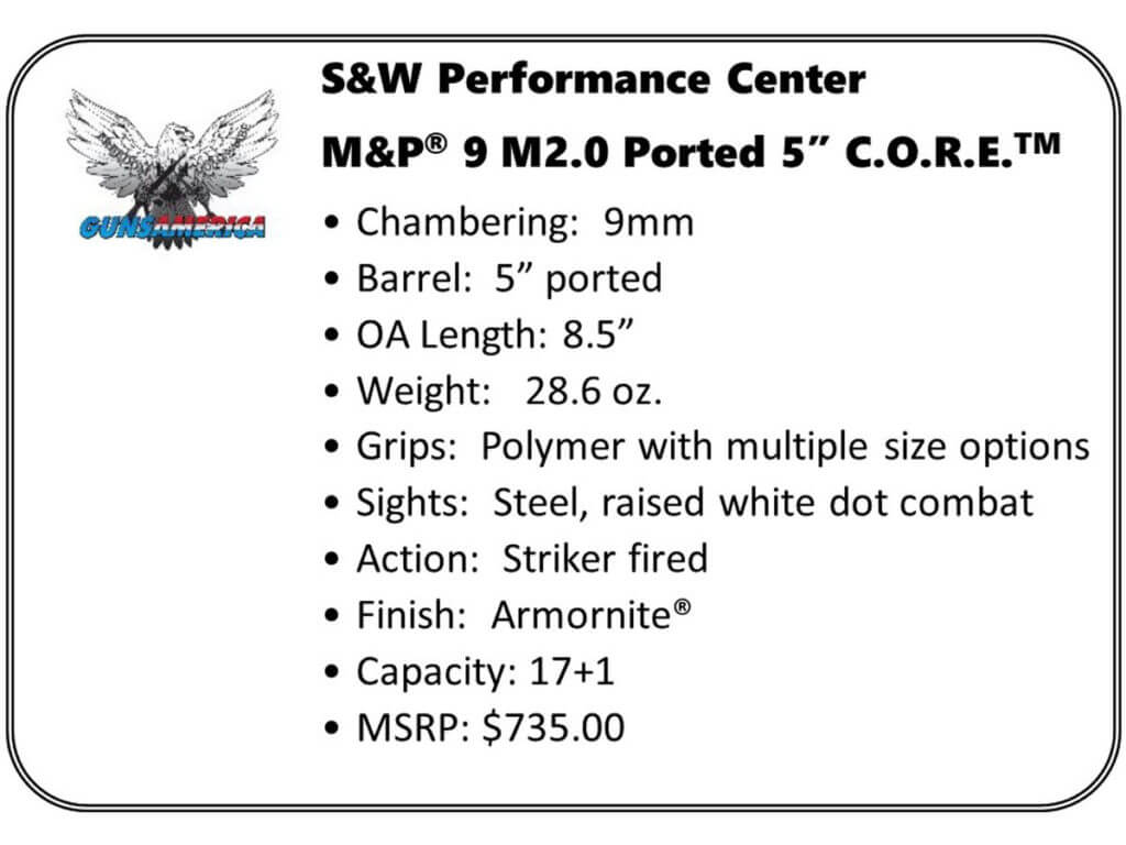 S&W M&P 9 2.0 Performance Center – The Flagship M&P - Upgraded