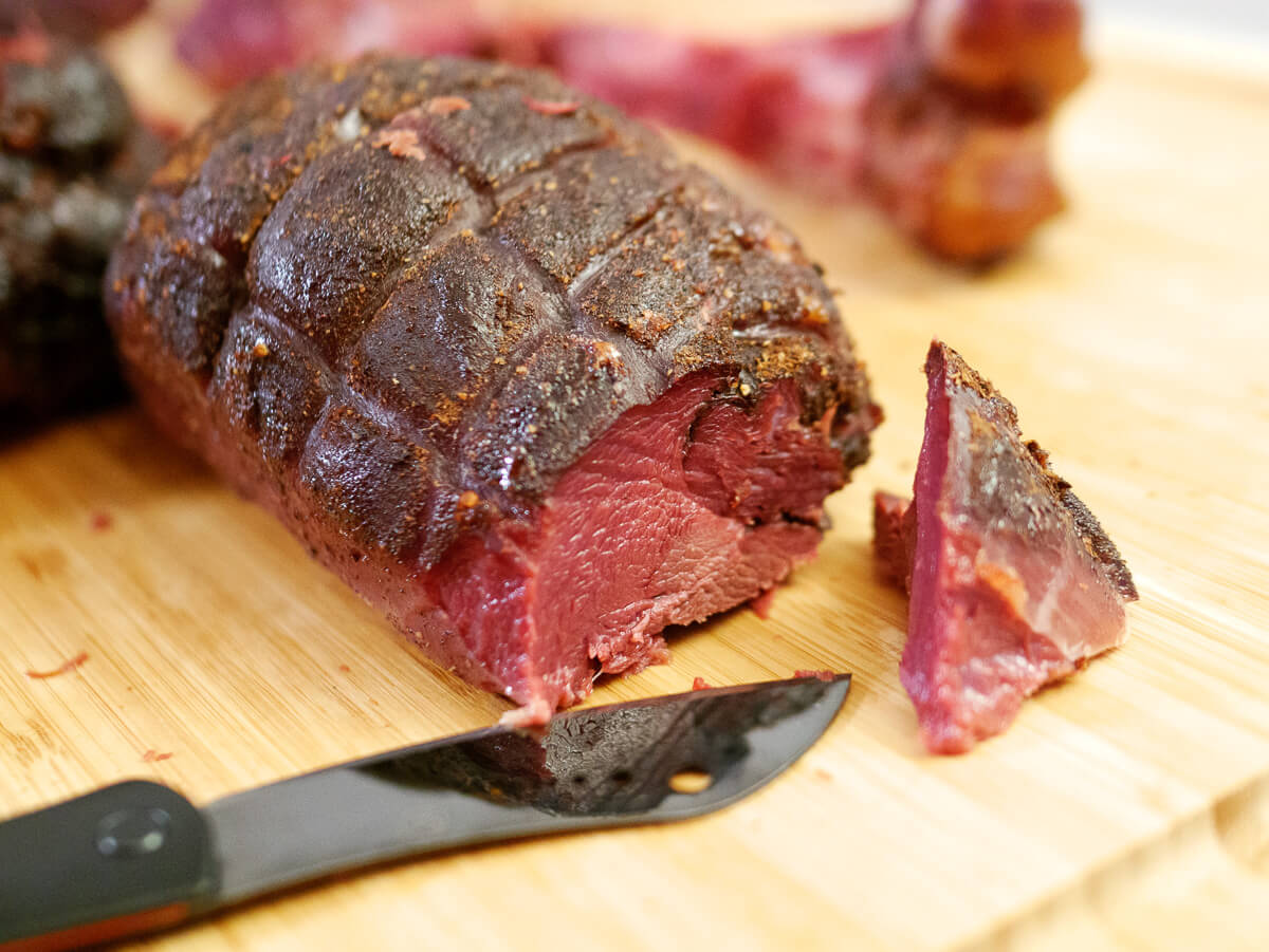 Savory Smoked Black Bear Ham on the Pellet Grill — Hunt. Learn. Share.