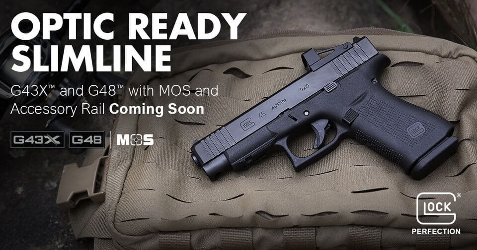 Glock Adds Rail to Slimline Pistols, Now Optics-Ready, Too