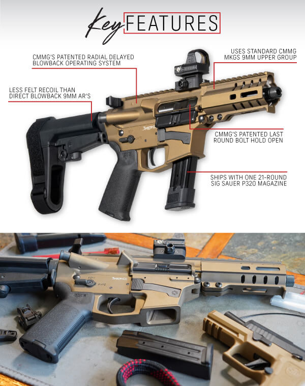 CMMG’s New Mk17 AR Runs SIG P320 Magazines: Powered by Radial Delayed Blowback