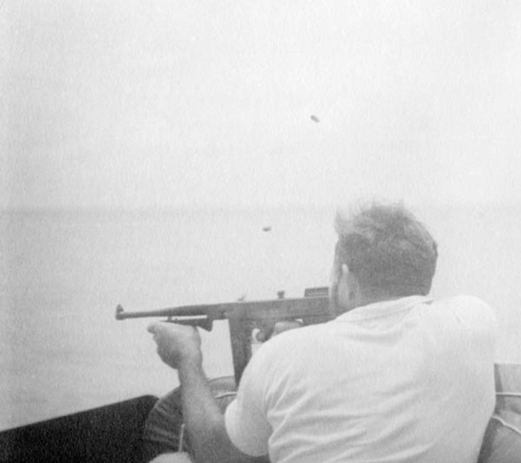 Ernest Hemingway’s Tommy Gun: Full Auto Shark Repellent