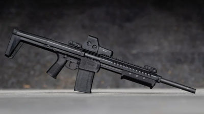 Blackwater Worldwide Launching Sentry Mag-Fed Pump-Action Shotgun