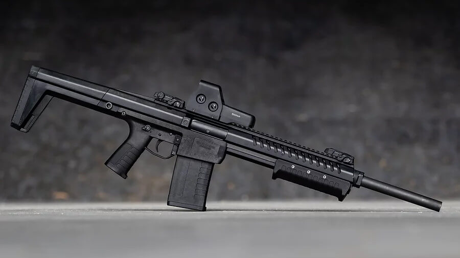 Blackwater Worldwide Launching Sentry Mag-Fed Pump-Action Shotgun