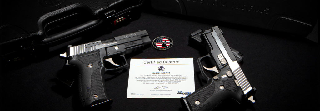 SIG Custom Works Debuts P226 and P229 Equinox Classics