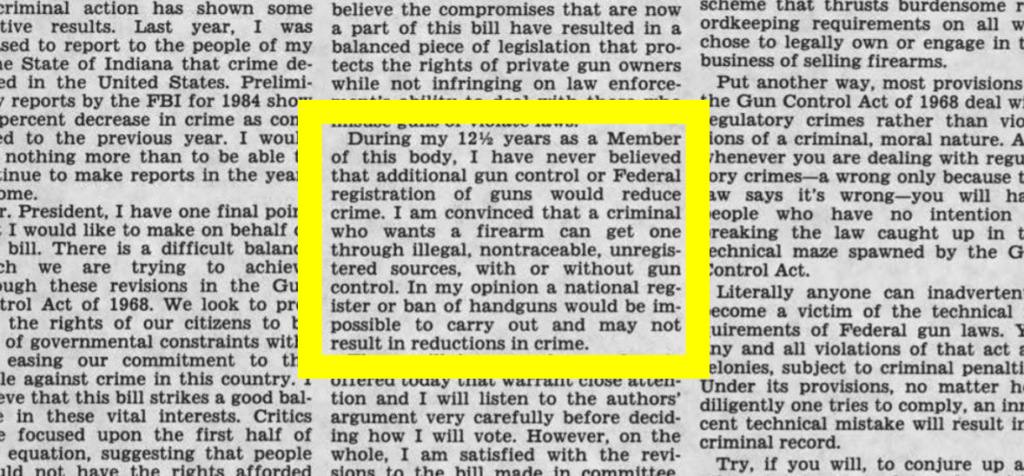 That Time Joe Biden Blasted Gun Control and Praised the NRA