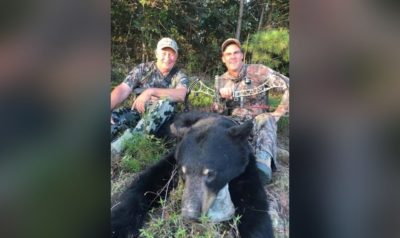 Oklahoma Governor Takes Black Bear on First Day of Archery Season