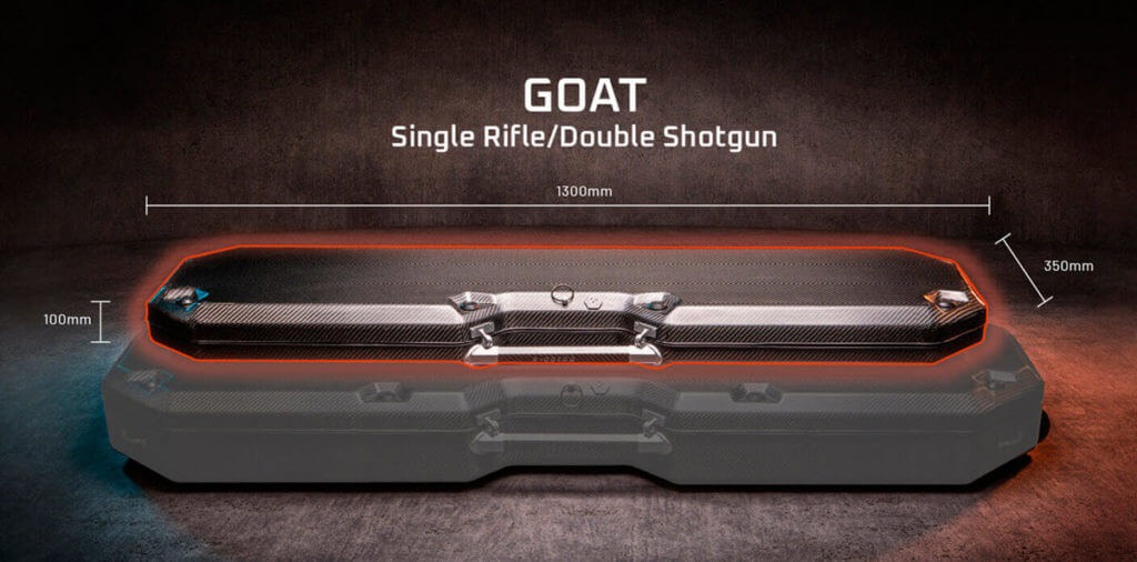 The GOAT - New Ultralight Carbon Fiber Rifle Case from Bear Hyde