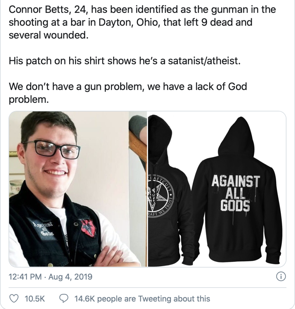Connor Betts, Pistol Braces, and the Dayton Shooting