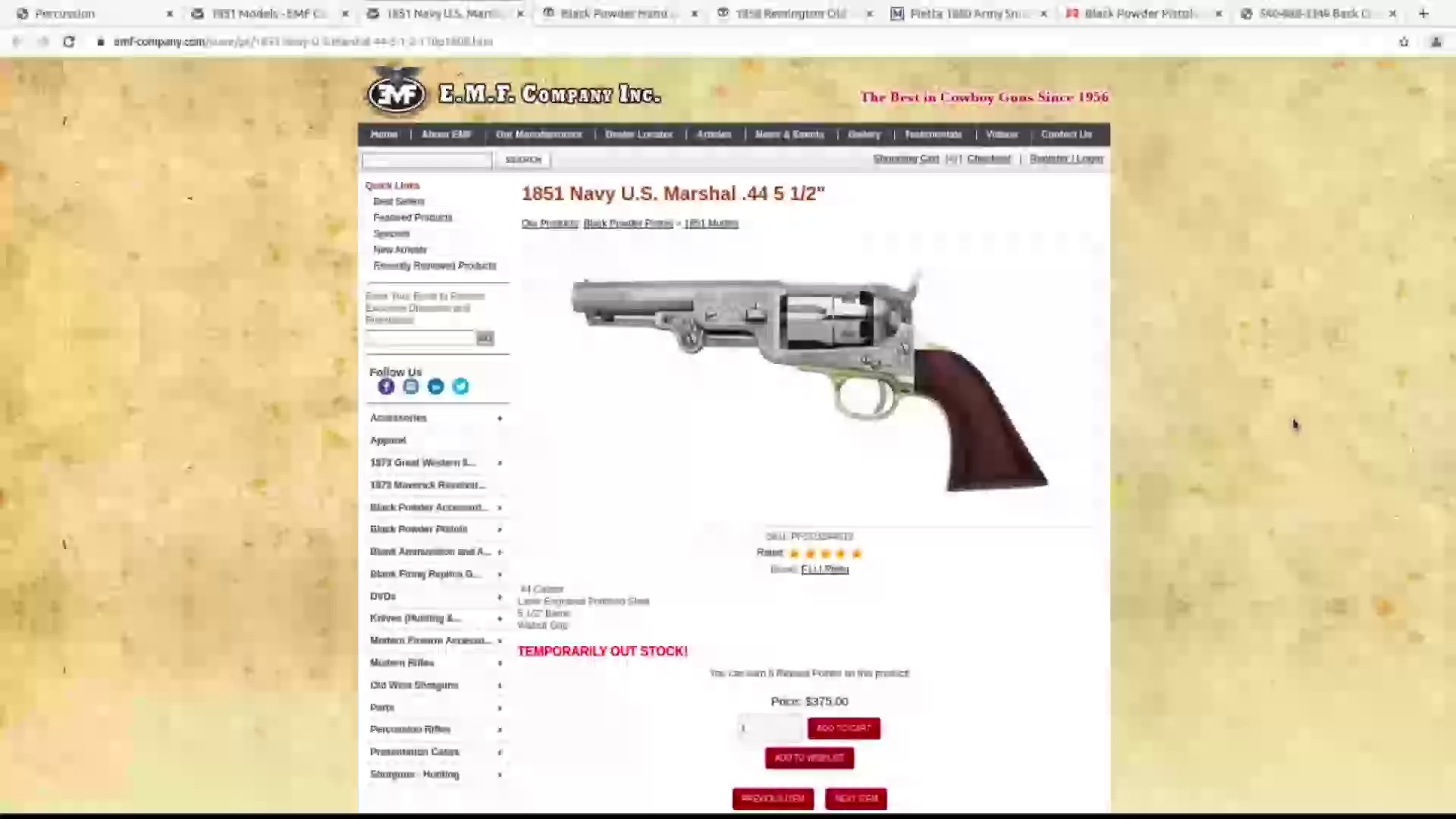 How, Where & Why to Buy Black Powder Revolvers/Pistols