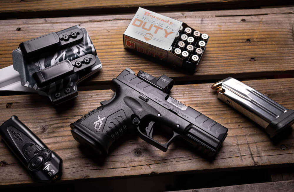 The New XD-M Elite 3.8 Compact OSP, Chambered for 10mm Auto Carries 11+1 or 15+1!