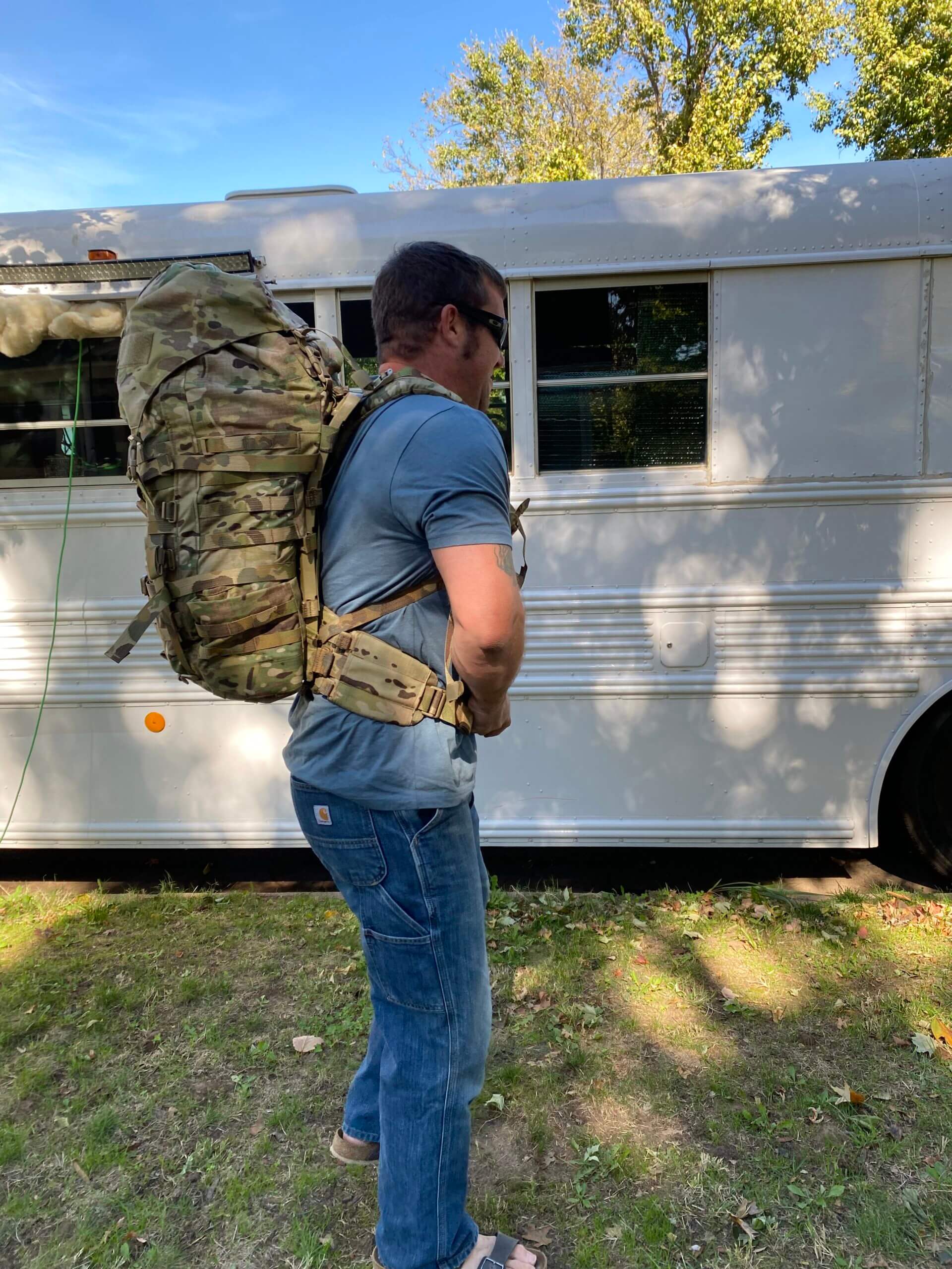 CrossFire DG3 55L pack with polymer frame, best tactical crossover pack