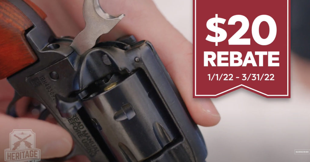 Buy a Heritage Revolver in .22LR, And Receive a Rebate - Limited Time Only!