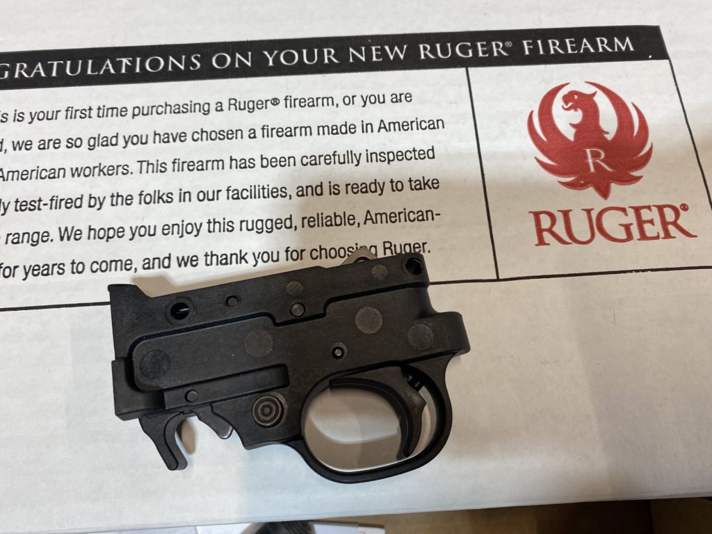 Ruger Charger 10/22 Trigger Pack