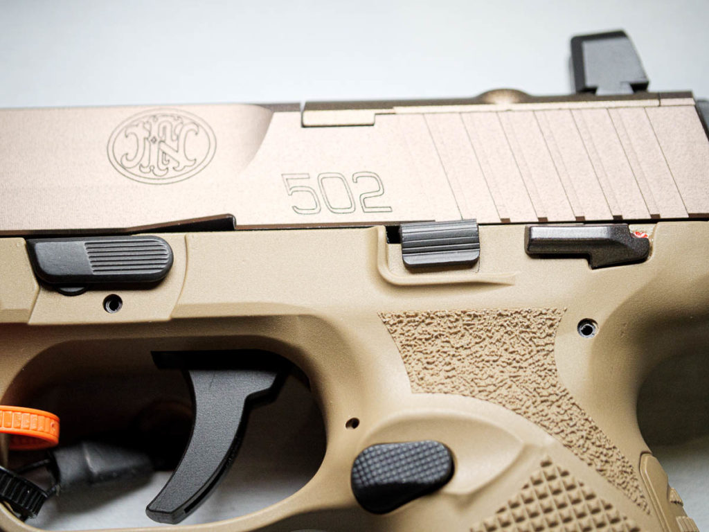 FN's New 502 Tactical Pistol In .22LR -- SHOT Show 2022