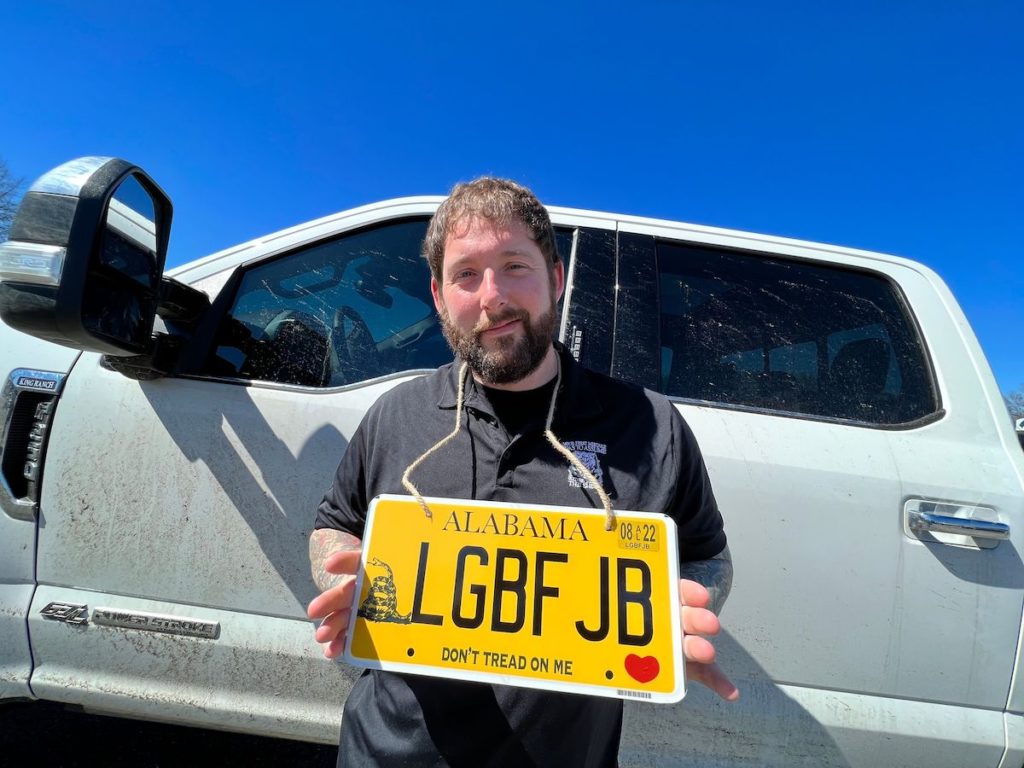 State Tells Gun Store Owner He Must Surrender ‘Let’s Go Brandon’ License Plate