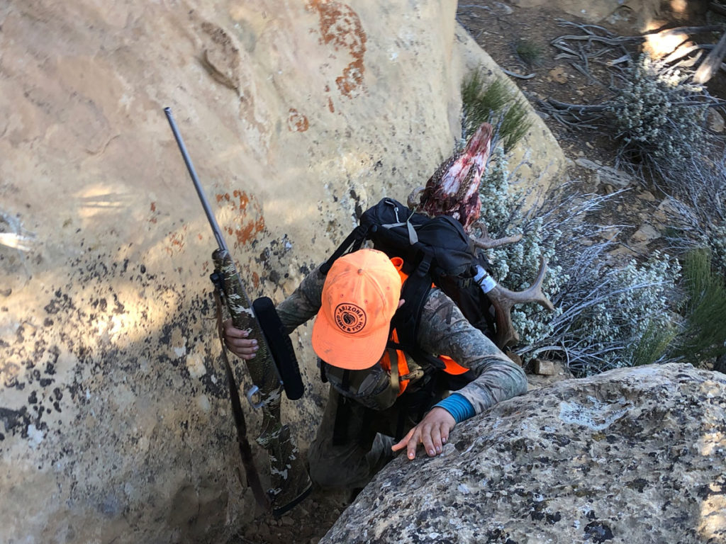 Take the Shot? A Young Hunter gets an Opportunity at a Magnificent Mule Deer Buck. It’s a long shot in challenging, windy conditions. Should he Take the Shot? - Presented by Badlands