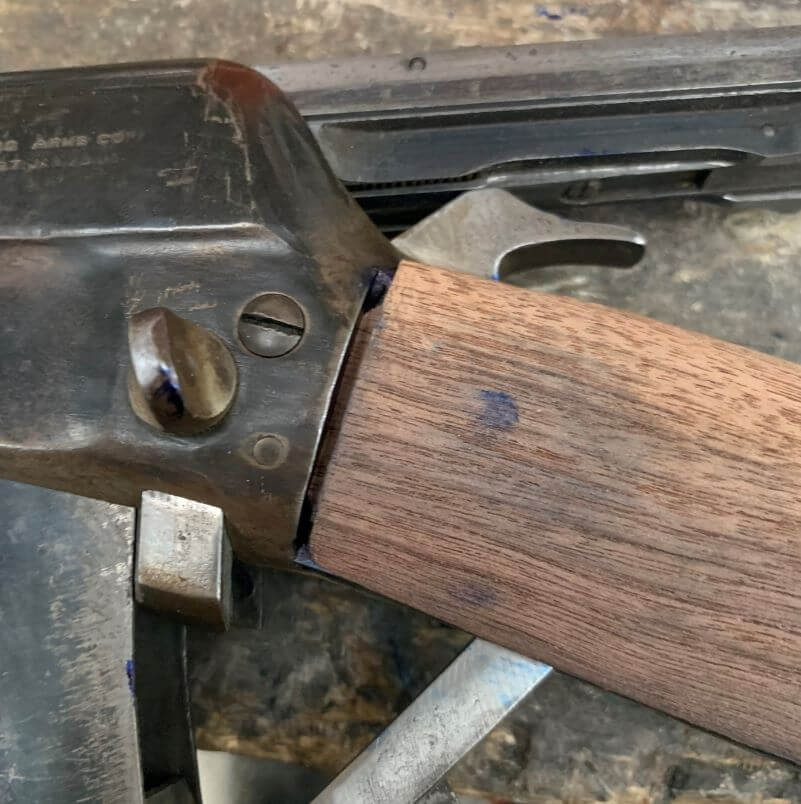 Fitting and Finishing a Wood Rifle Stock on an Original 1895 Winchester