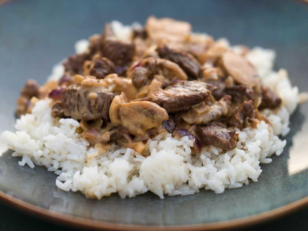 Simple Gourmet: Bear Stroganoff with Wild Mushrooms