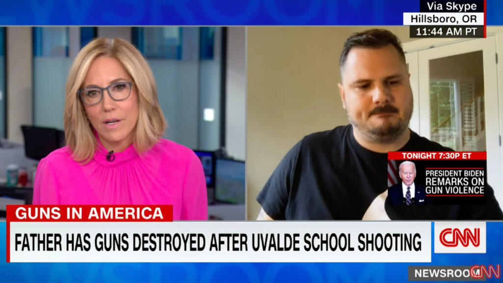 CNN Gushes Over Former Marine Who Voluntarily Turns Over Guns to Police