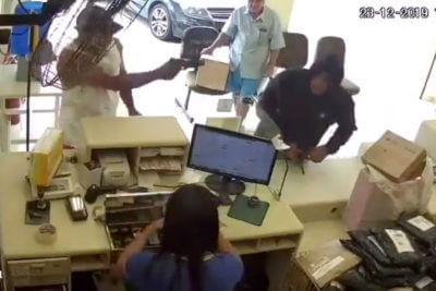 Graphic Video: Robbery Ends Very Badly for Armed Suspect