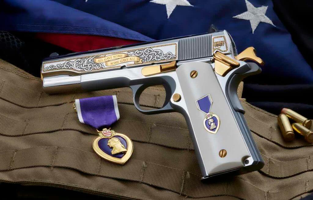 SK Customs Continues to Honor Those Who Have Served with the Limited Edition Purple Heart Commemorative Colt 1911