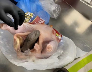 TSA Finds Gun Stuffed Inside Raw Chicken