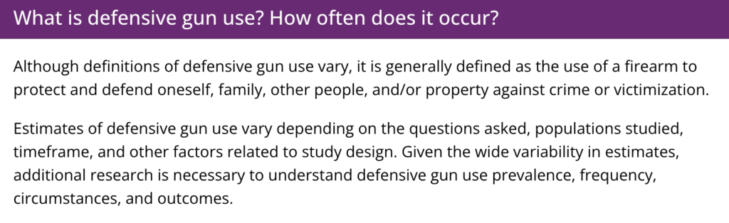 Gun Control Advocates Convinced CDC to Remove Key Statistics on Defensive Gun Uses 