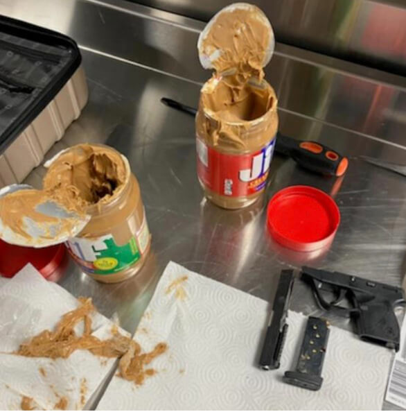 Peanut Butter, Raw Chicken, and a Rise in Attempted Gun Smuggling at Airports?