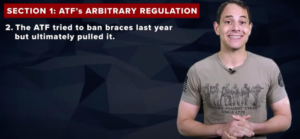 GOA: ATF's Brace Rule is Incoming - Here's What You Need To Know