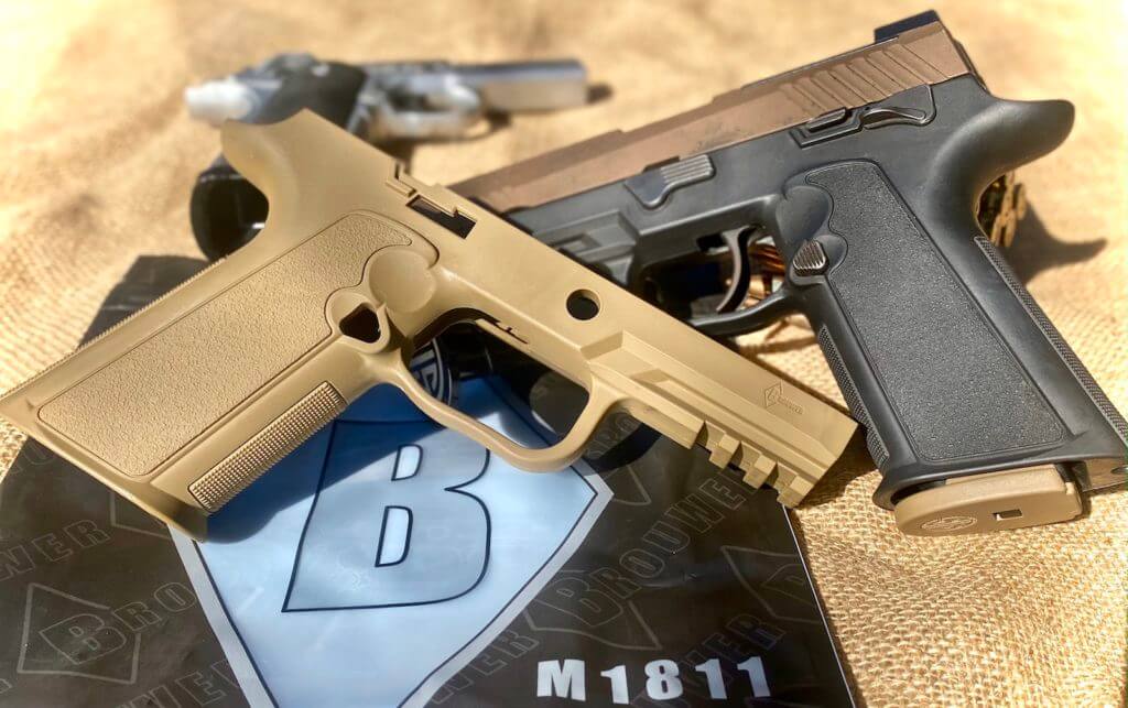 Brouwer M1811 Grip Makes Your P320 Point Like a 1911