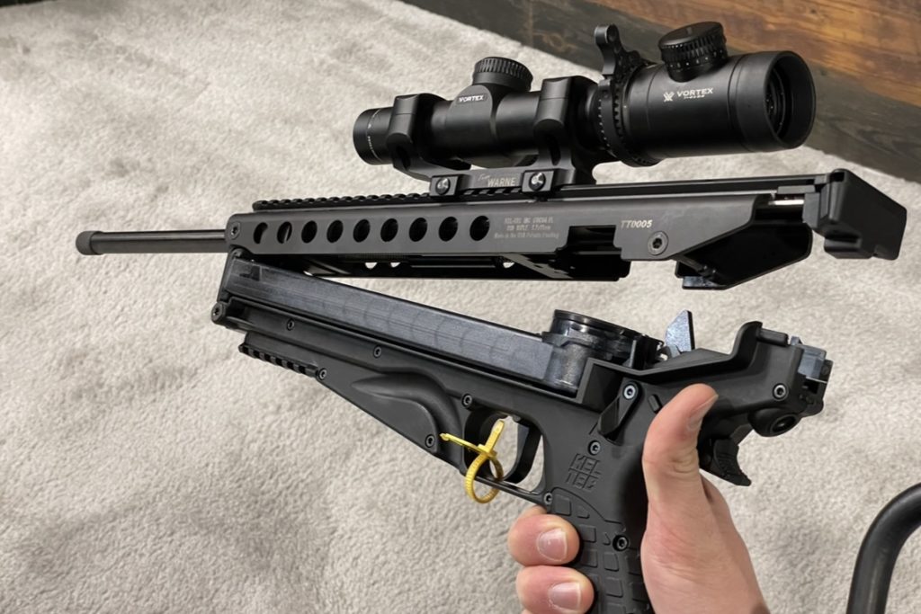 The Brand New KelTec R50 5.7 Carbine and KSG410 Shotgun -- SHOT Show 2023