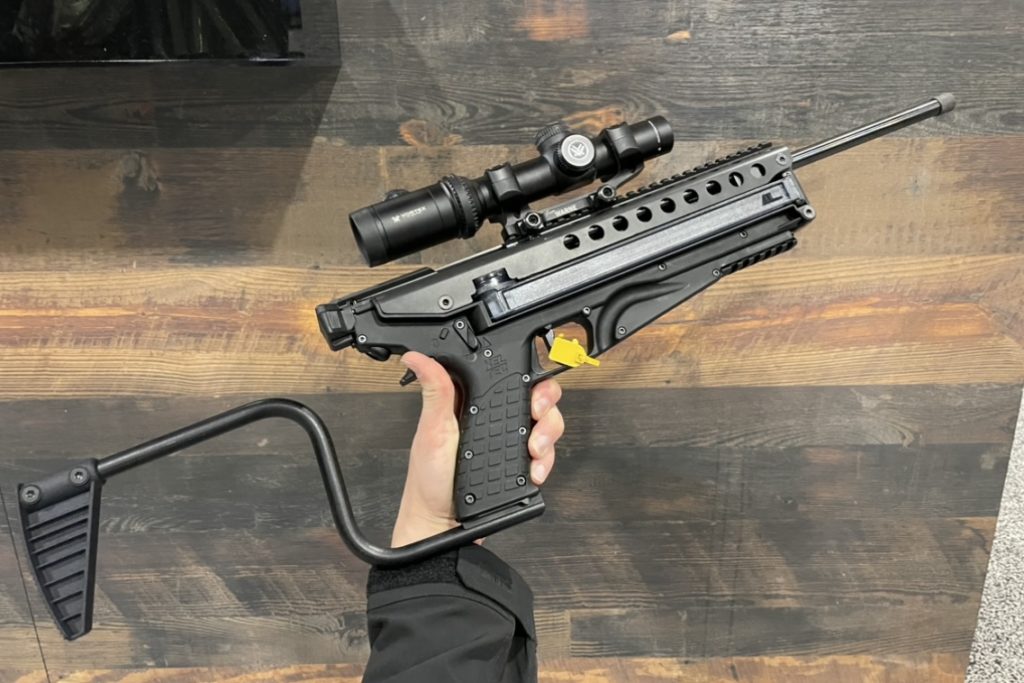 The Brand New KelTec R50 5.7 Carbine and KSG410 Shotgun -- SHOT Show 2023